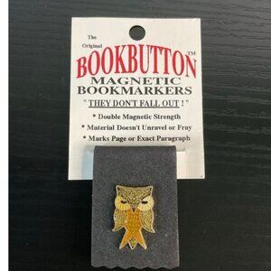 The Original Bookbutton Magnetic Bookmarkers Owl Design